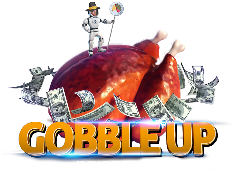 gobble up promo logo